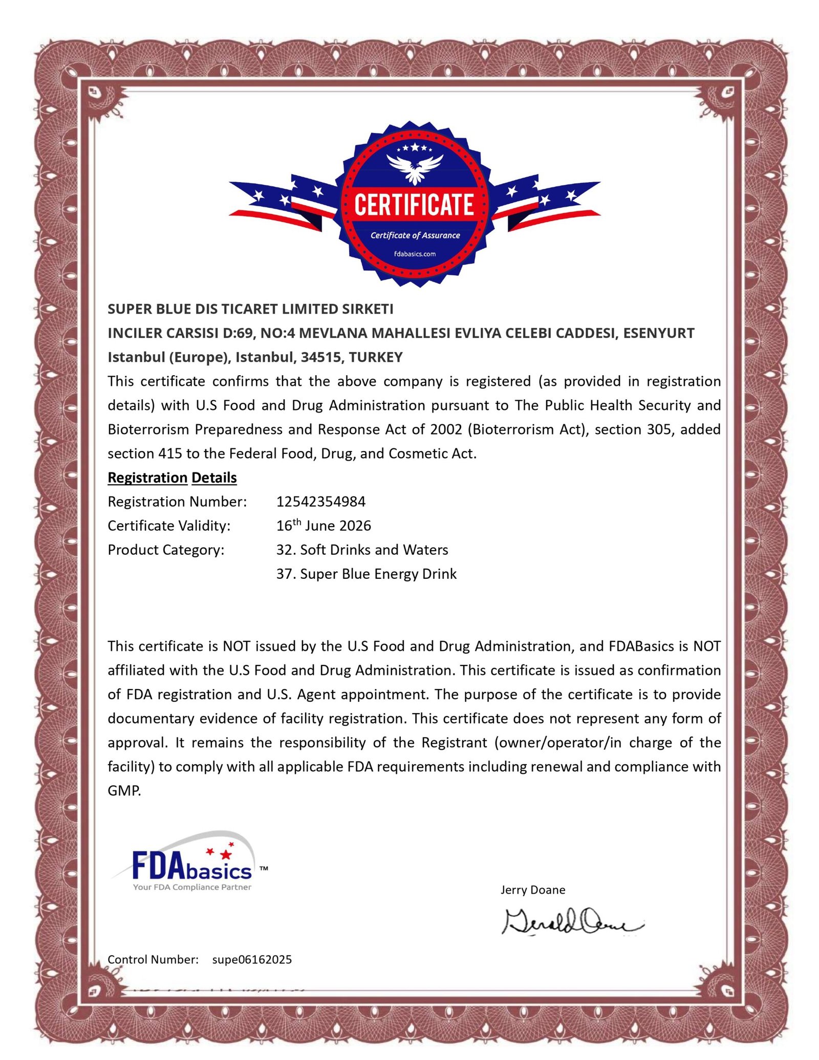 Certificate_SUPER BLUE DIS TICARET LIMITED SIRKETI_page-0001
